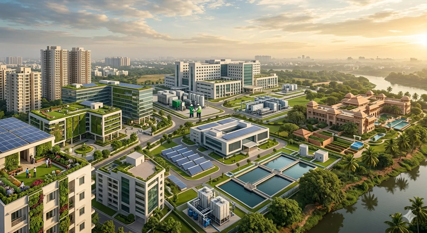 Evergreen Services clients — leading builders, hospitals, and institutions across India